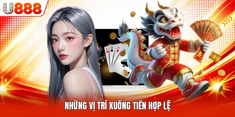Những vị trí xuống tiền hợp lệ