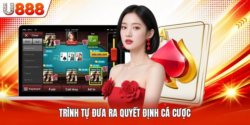 Trình tự đưa ra quyết định cá cược